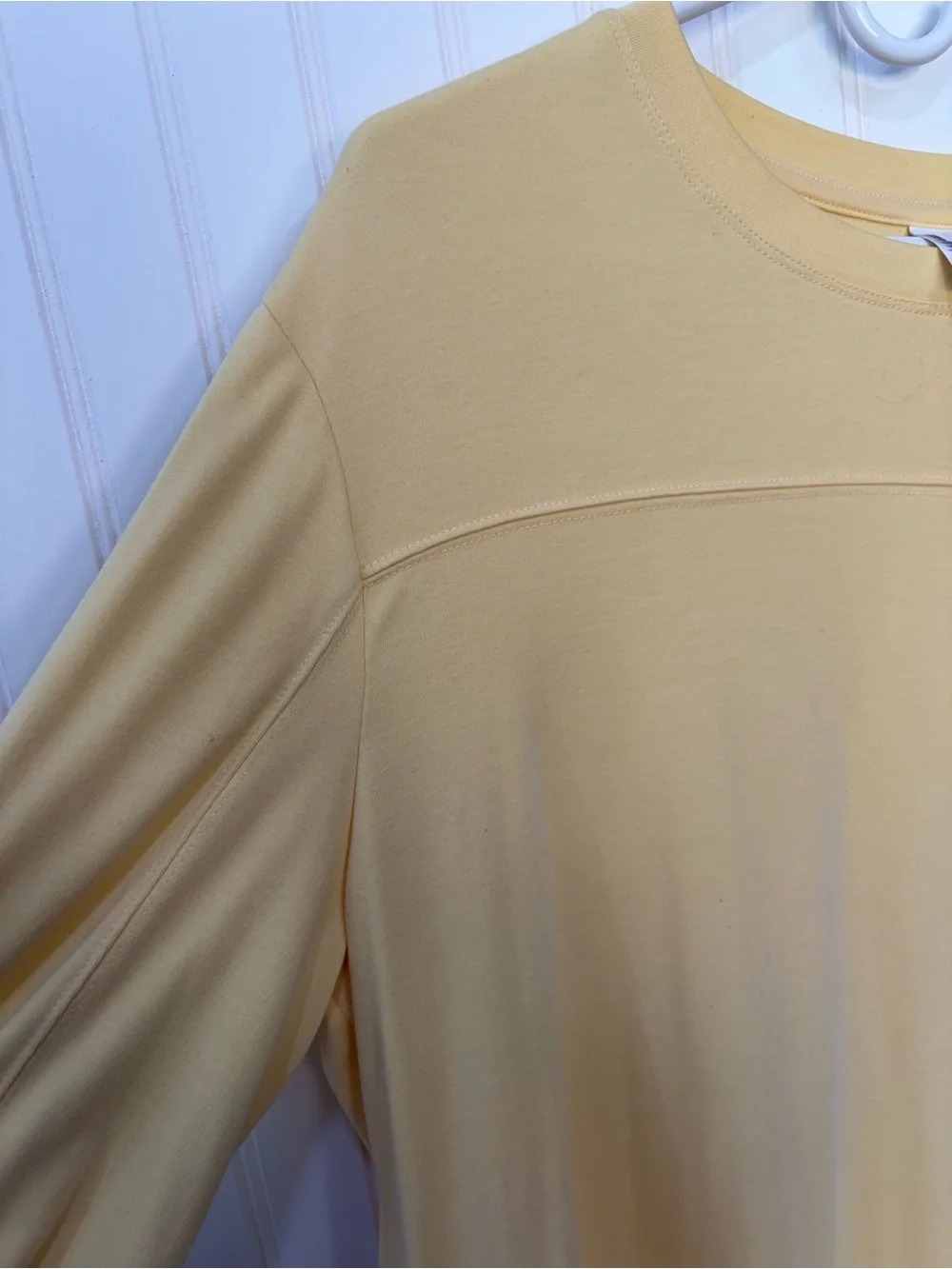 stars above Pale Yellow Long Sleeve buttery soft loungewear Crewneck Top
